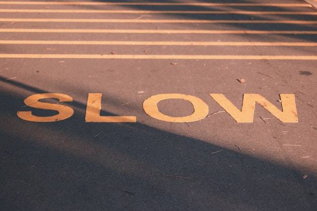 How Much Data Do I Really Need? Data Throttle Slow Down Sign