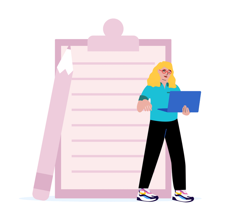 10 incredible things that US Mobile offers A person standing and holding laptop in hand to take notes
