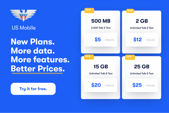 US Mobile Prepaid Plans- Individual Plan