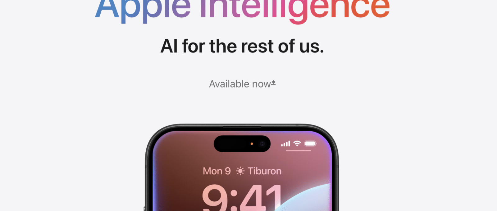 Apple intelligence