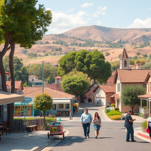 T-Mobile Plans, Coverage & Stores in Bay Terraces, San Diego CA 92139 A vibrant street scene in Bay Terraces, San Diego, CA 92139, showcasing a diverse neighborhood with colorful murals depicting local history and community pride