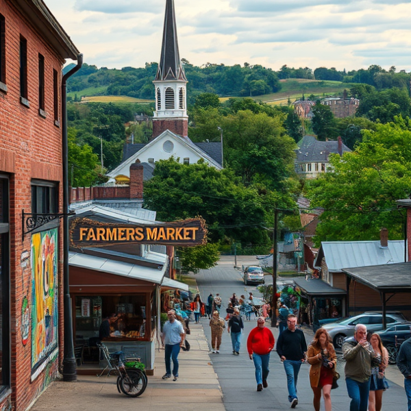 AT&T Coverage, Stores & Plans in Berkeley, Saint Louis MO 63134 A vibrant street scene in Berkeley, Saint Louis, MO 63134, showcasing a diverse neighborhood with colorful murals adorning brick walls—one depicting local histo