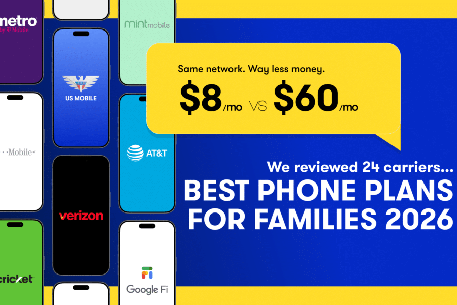Family phone plans: compare by household size (august 2026)