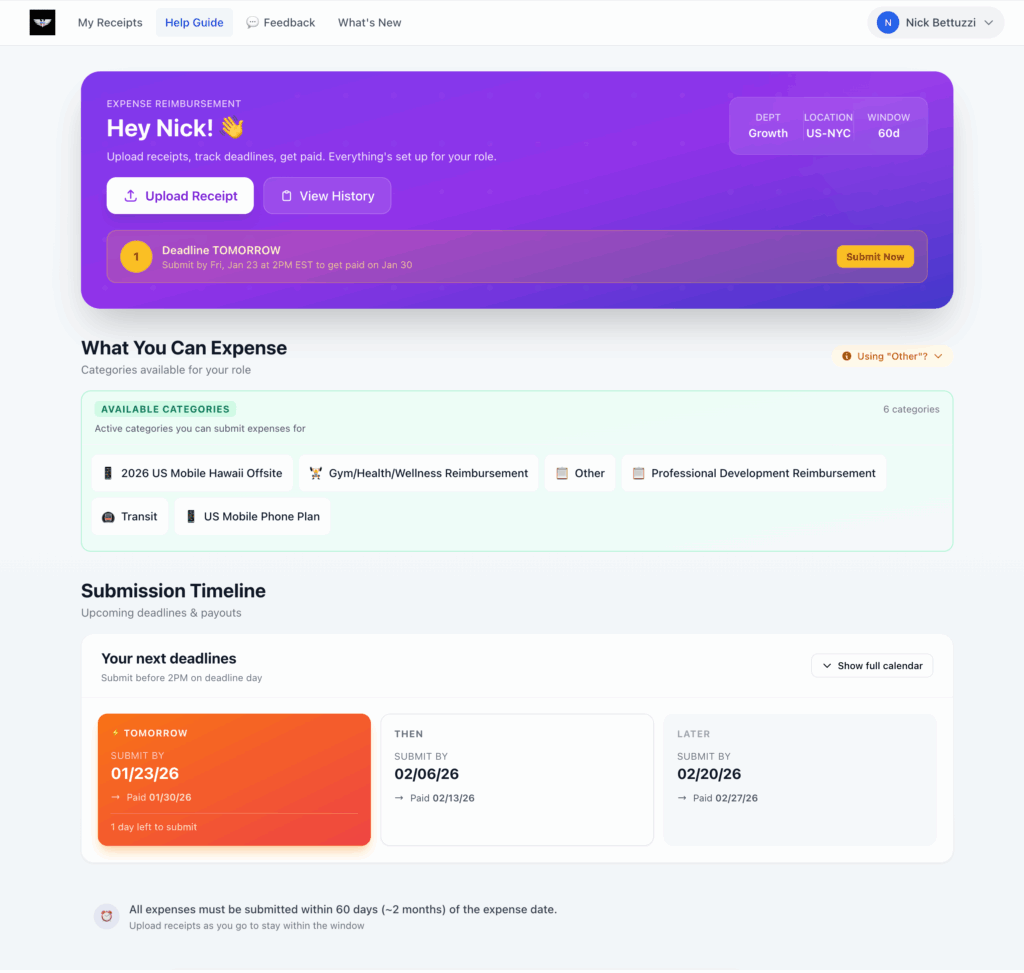 Inner Workings: Reimbursify Inner Workings: Reimbursify