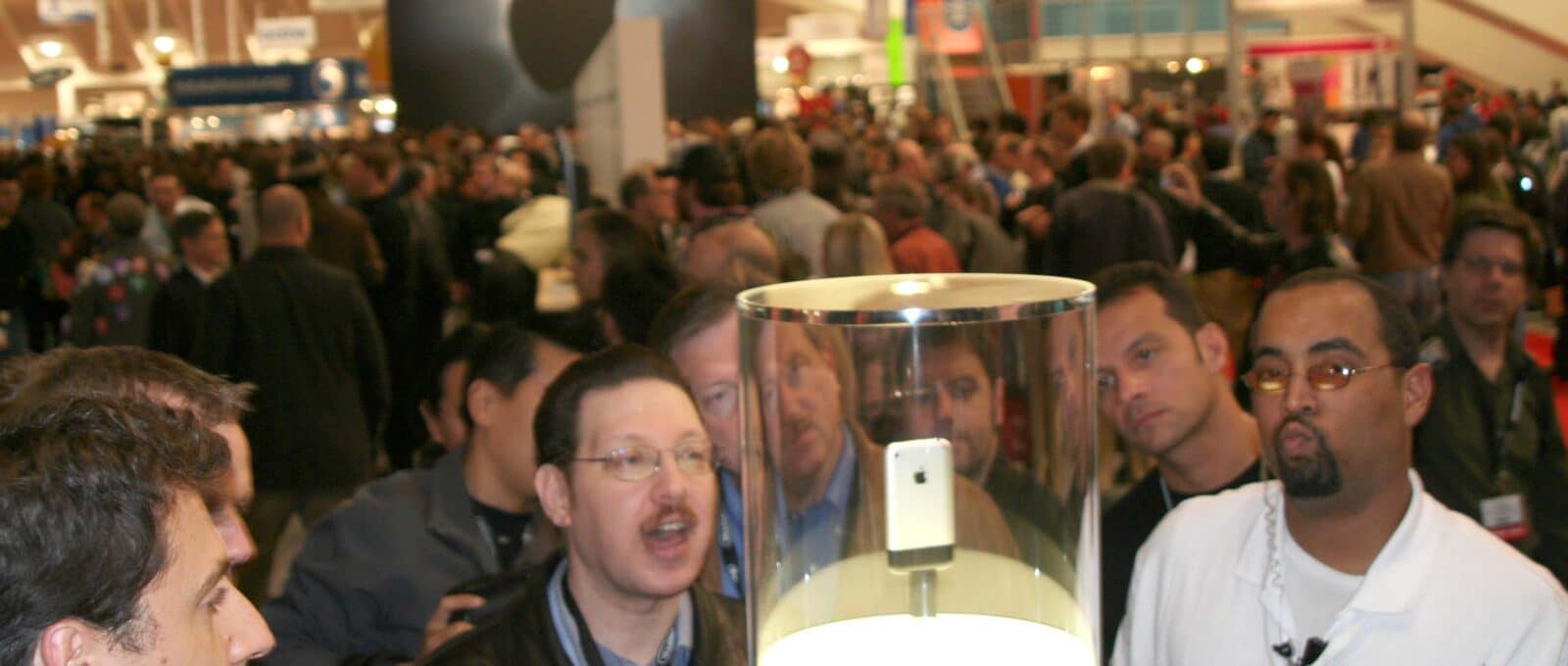 The original iPhone, revealed at Macworld 2007.
